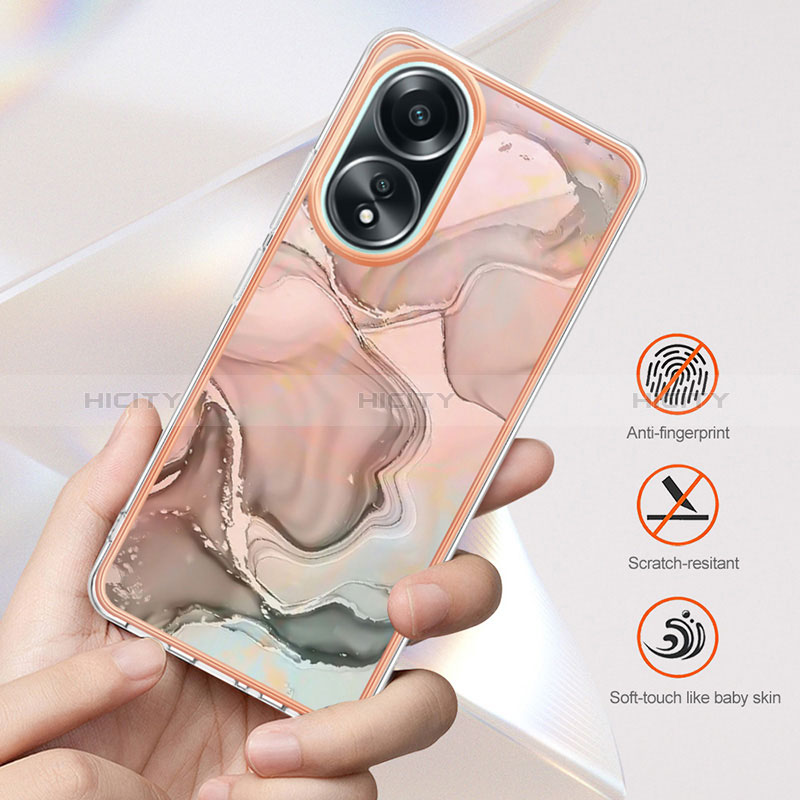 Funda Silicona Gel Goma Patron de Moda Carcasa YB7 para Oppo A78 4G