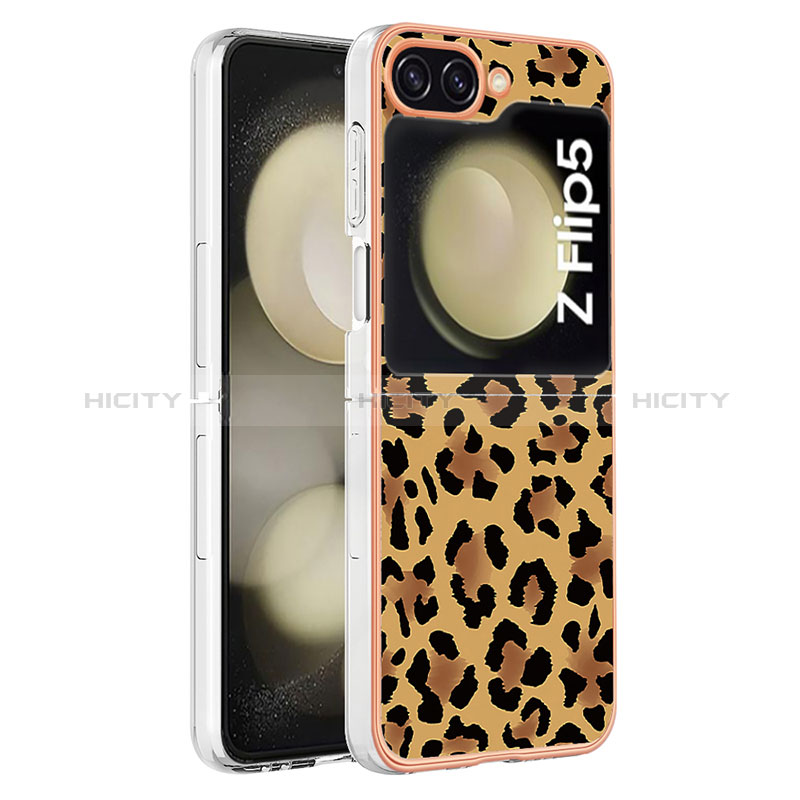 Funda Silicona Gel Goma Patron de Moda Carcasa YB8 para Samsung Galaxy Z Flip5 5G