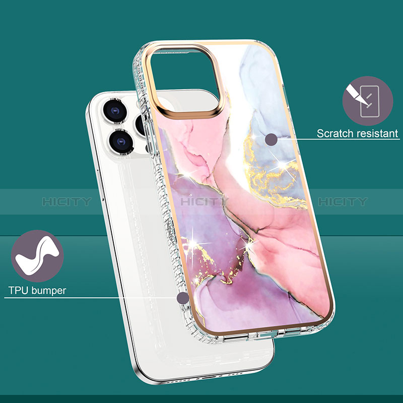 Funda Silicona Gel Goma Patron de Moda Carcasa YJ1 para Apple iPhone 13 Pro