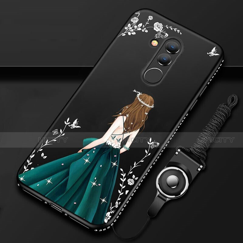 Funda Silicona Gel Goma Vestido de Novia Carcasa H01 para Huawei Mate 20 Lite