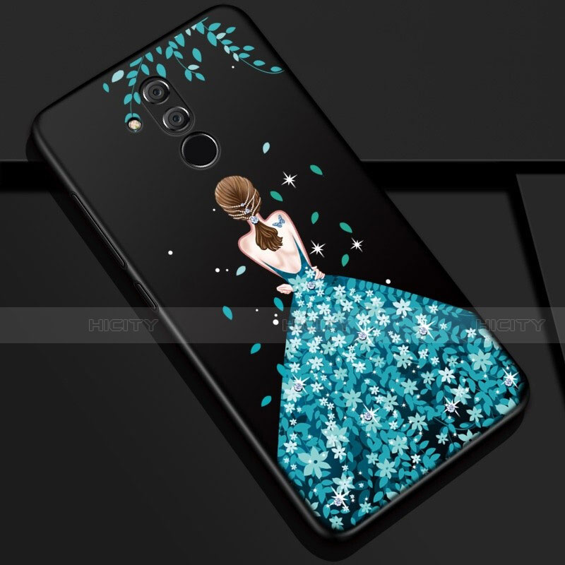 Funda Silicona Gel Goma Vestido de Novia Carcasa H02 para Huawei Mate 20 Lite