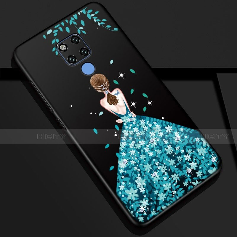 Funda Silicona Gel Goma Vestido de Novia Carcasa K01 para Huawei Mate 20