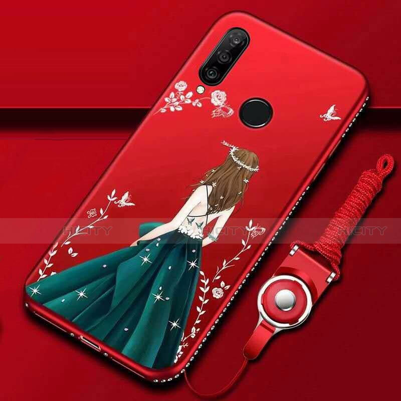 Funda Silicona Gel Goma Vestido de Novia Carcasa K01 para Huawei Nova 4e