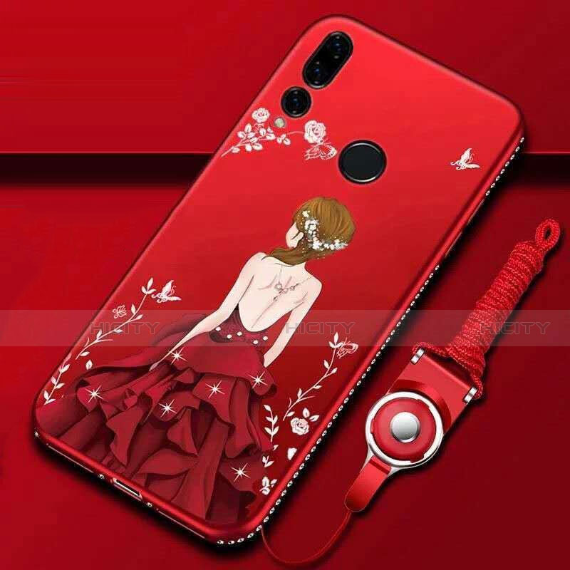 Funda Silicona Gel Goma Vestido de Novia Carcasa K01 para Huawei P Smart+ Plus (2019)