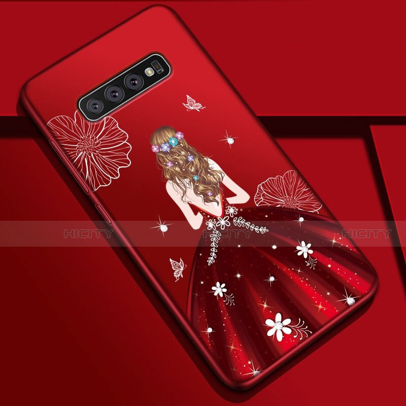 Funda Silicona Gel Goma Vestido de Novia Carcasa K01 para Samsung Galaxy S10 5G