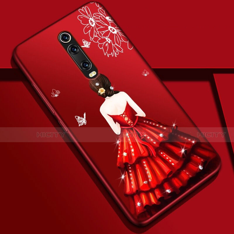 Funda Silicona Gel Goma Vestido de Novia Carcasa K01 para Xiaomi Mi 9T Multicolor