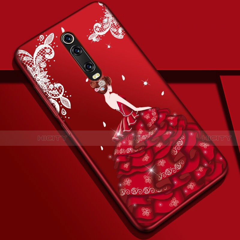 Funda Silicona Gel Goma Vestido de Novia Carcasa K01 para Xiaomi Mi 9T Pro Vistoso