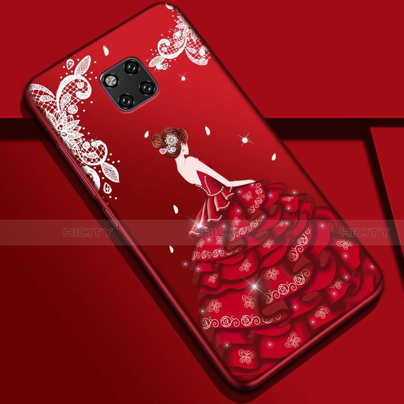 Funda Silicona Gel Goma Vestido de Novia Carcasa K02 para Huawei Mate 20 Pro Multicolor