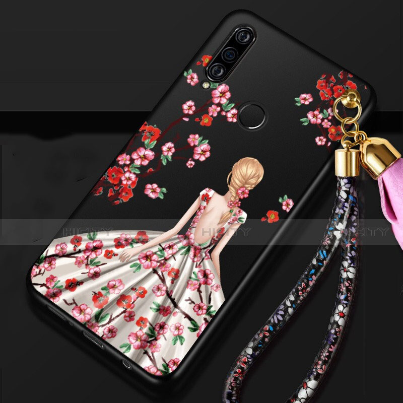 Funda Silicona Gel Goma Vestido de Novia Carcasa K02 para Huawei P30 Lite