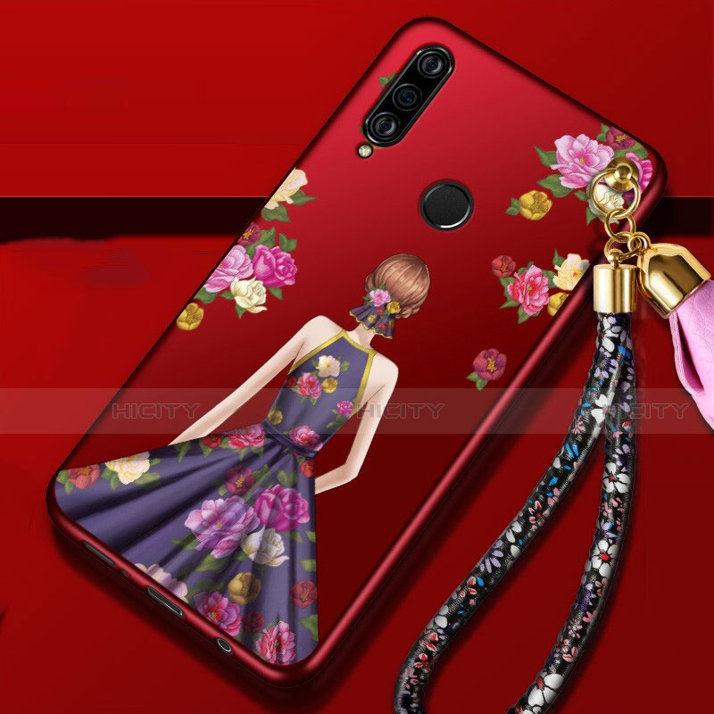 Funda Silicona Gel Goma Vestido de Novia Carcasa K02 para Huawei P30 Lite New Edition