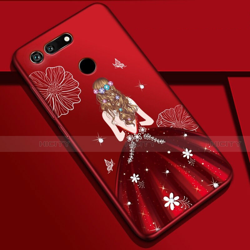 Funda Silicona Gel Goma Vestido de Novia Carcasa K03 para Huawei Honor View 20