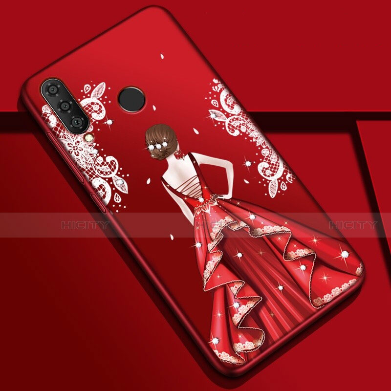 Funda Silicona Gel Goma Vestido de Novia Carcasa K03 para Huawei Nova 4e