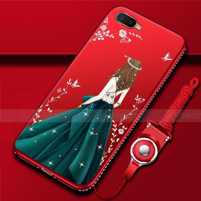 Funda Silicona Gel Goma Vestido de Novia Carcasa M02 para Oppo R15X