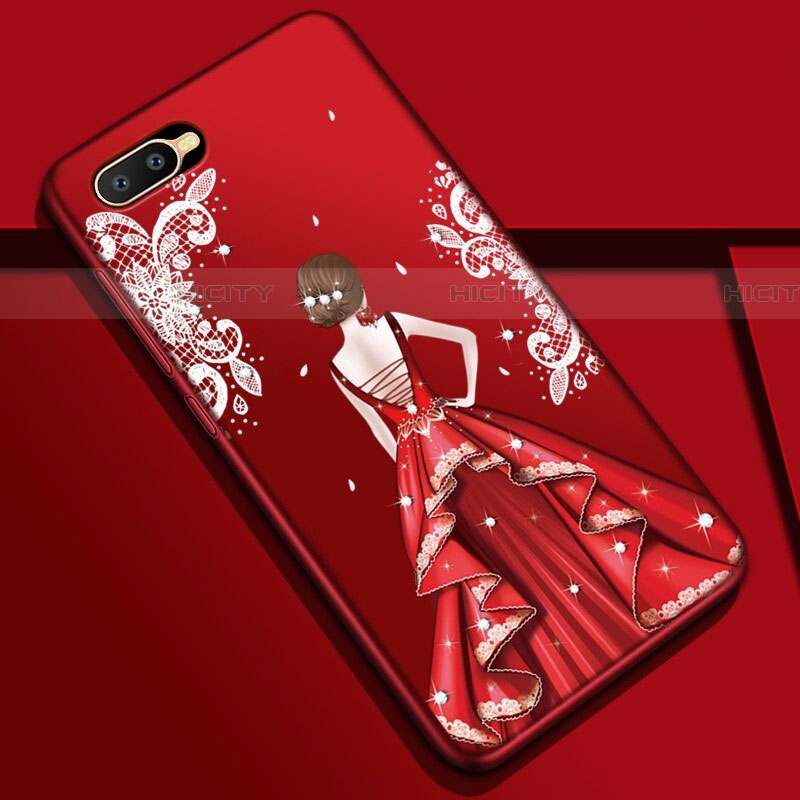 Funda Silicona Gel Goma Vestido de Novia Carcasa M04 para Oppo RX17 Neo Vistoso