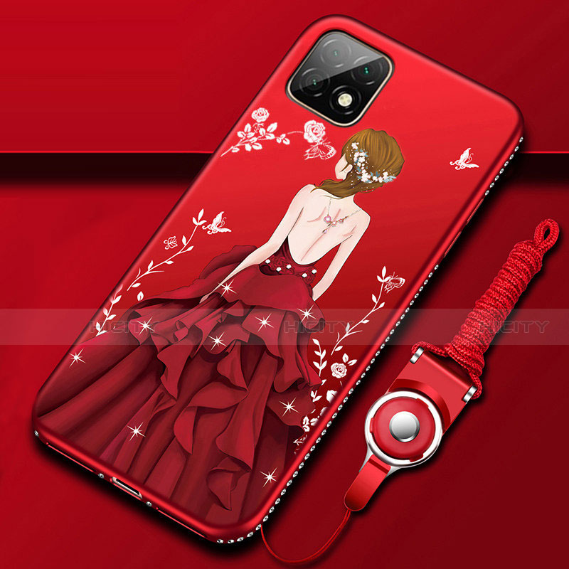 Funda Silicona Gel Goma Vestido de Novia Carcasa para Huawei Enjoy 20 5G