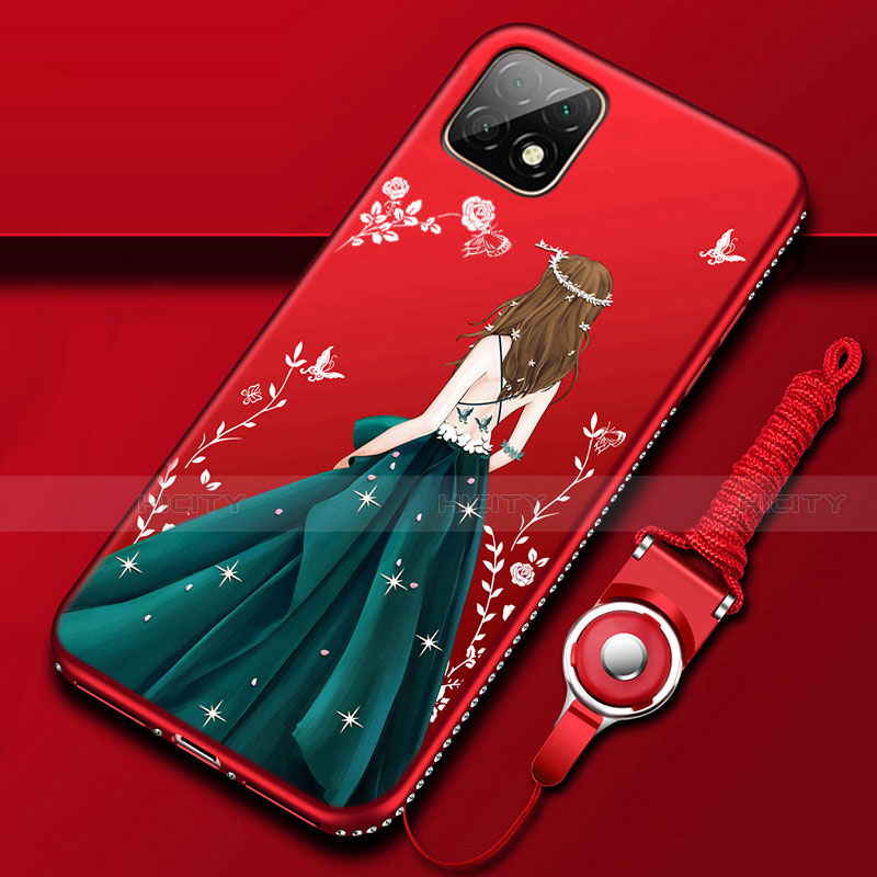 Funda Silicona Gel Goma Vestido de Novia Carcasa para Huawei Enjoy 20 5G