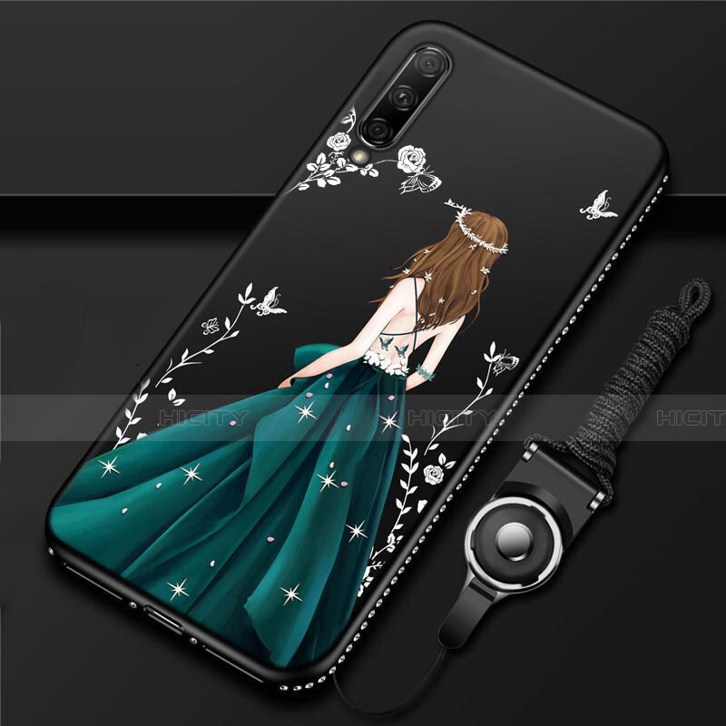 Funda Silicona Gel Goma Vestido de Novia Carcasa para Huawei Honor 9X Pro