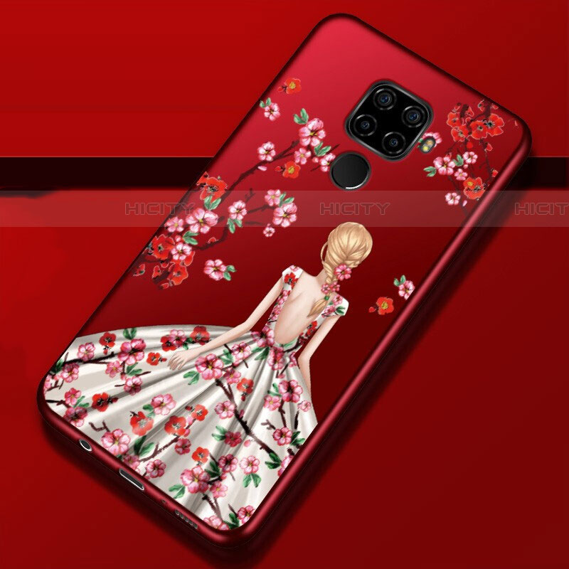 Funda Silicona Gel Goma Vestido de Novia Carcasa para Huawei Mate 30 Lite