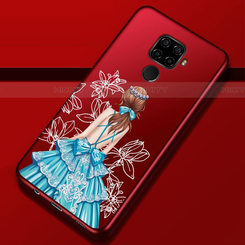 Funda Silicona Gel Goma Vestido de Novia Carcasa para Huawei Mate 30 Lite