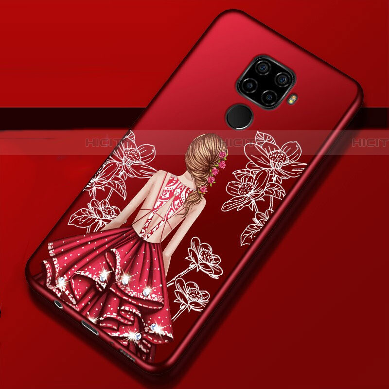 Funda Silicona Gel Goma Vestido de Novia Carcasa para Huawei Mate 30 Lite