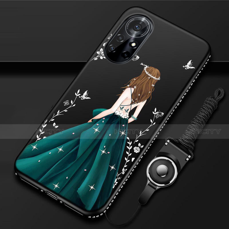 Funda Silicona Gel Goma Vestido de Novia Carcasa para Huawei Nova 8 Pro 5G