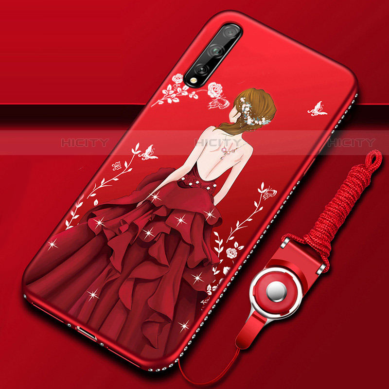 Funda Silicona Gel Goma Vestido de Novia Carcasa para Huawei P smart S