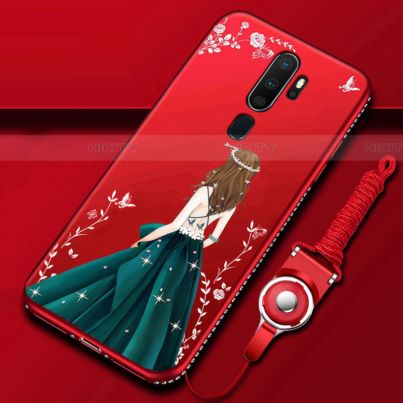 Funda Silicona Gel Goma Vestido de Novia Carcasa para Oppo A11X Multicolor