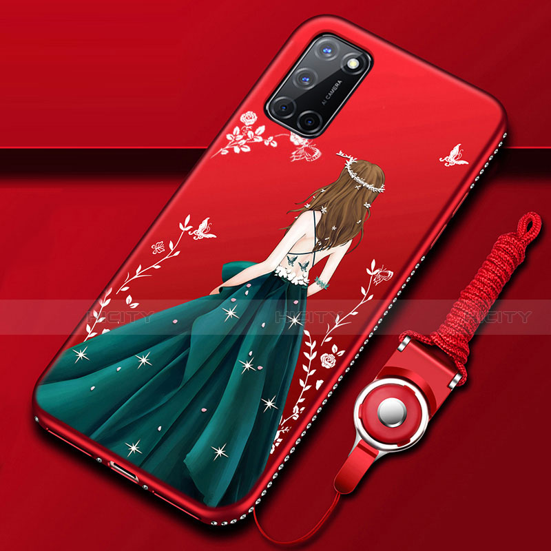 Funda Silicona Gel Goma Vestido de Novia Carcasa para Oppo A72