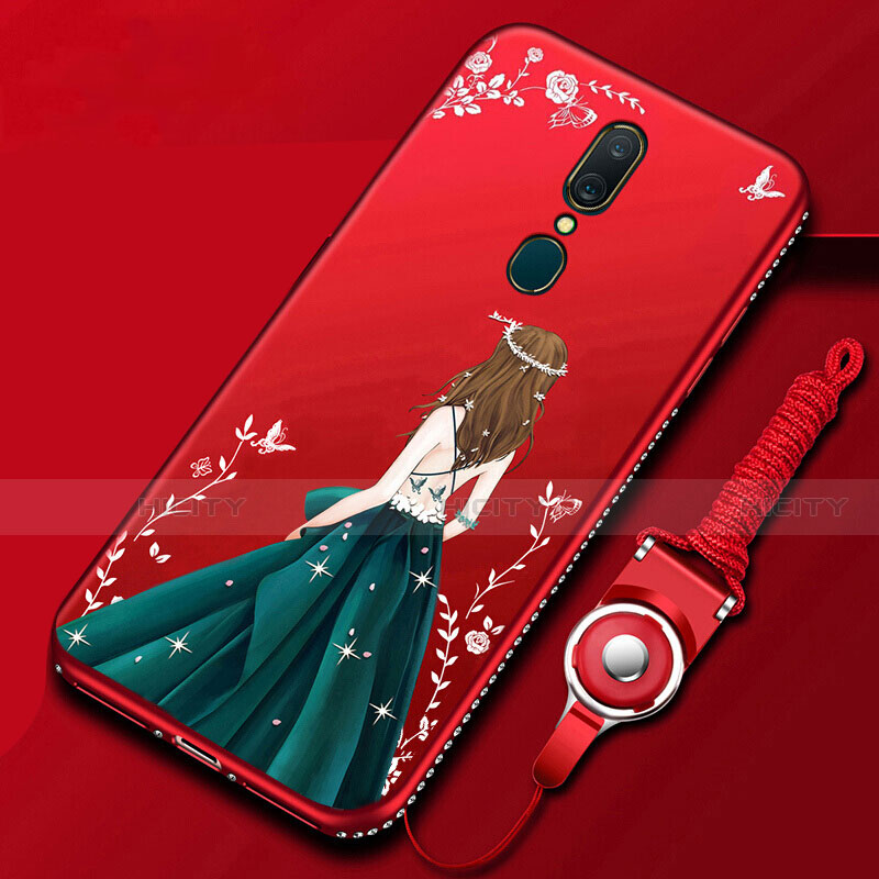 Funda Silicona Gel Goma Vestido de Novia Carcasa para Oppo A9 Multicolor