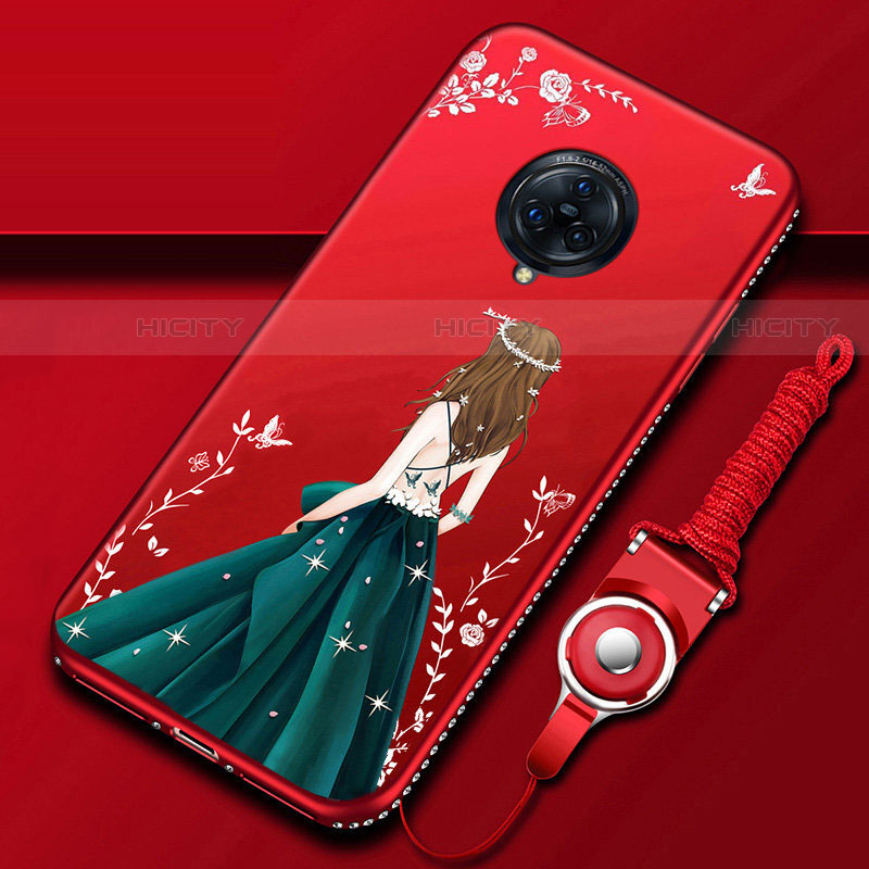 Funda Silicona Gel Goma Vestido de Novia Carcasa para Vivo Nex 3S