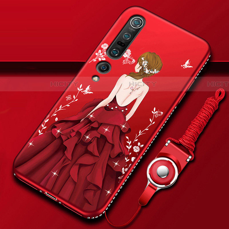 Funda Silicona Gel Goma Vestido de Novia Carcasa para Xiaomi Mi 10 Pro