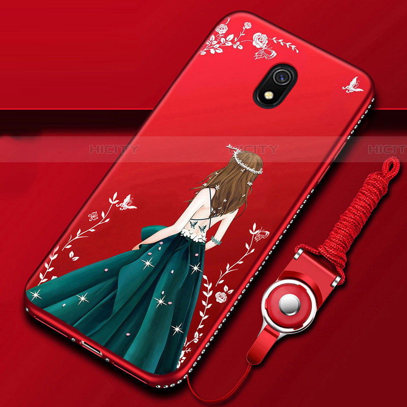 Funda Silicona Gel Goma Vestido de Novia Carcasa para Xiaomi Redmi 8A Multicolor