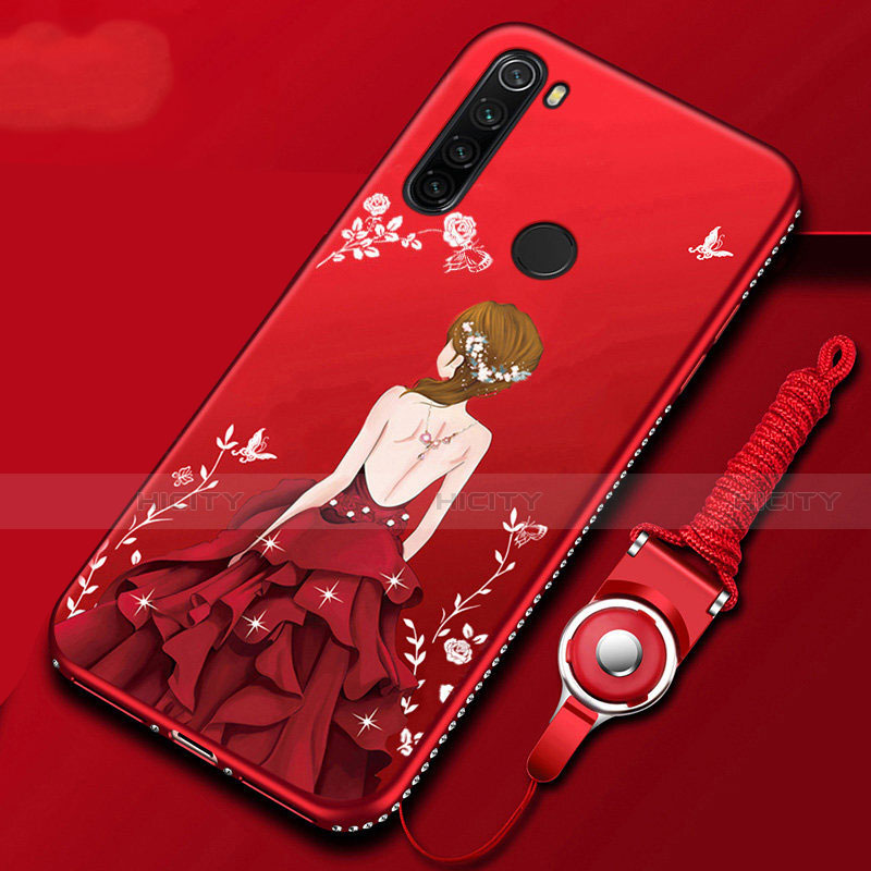 Funda Silicona Gel Goma Vestido de Novia Carcasa para Xiaomi Redmi Note 8 (2021)