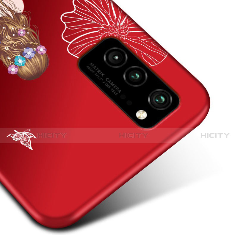 Funda Silicona Gel Goma Vestido de Novia Carcasa S01 para Huawei Honor V30 Pro 5G