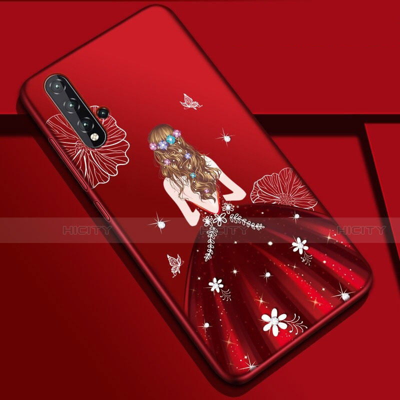 Funda Silicona Gel Goma Vestido de Novia Carcasa S01 para Huawei Nova 5