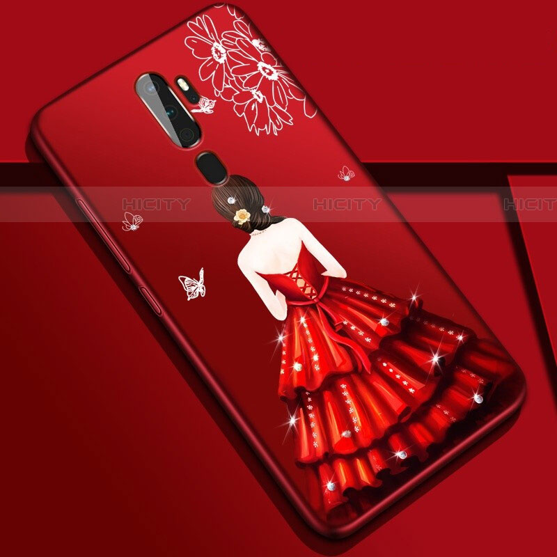 Funda Silicona Gel Goma Vestido de Novia Carcasa S01 para Oppo A11