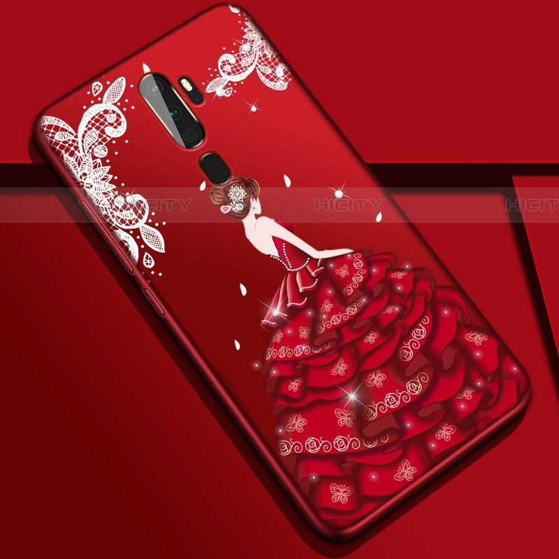 Funda Silicona Gel Goma Vestido de Novia Carcasa S01 para Oppo A11 Vistoso