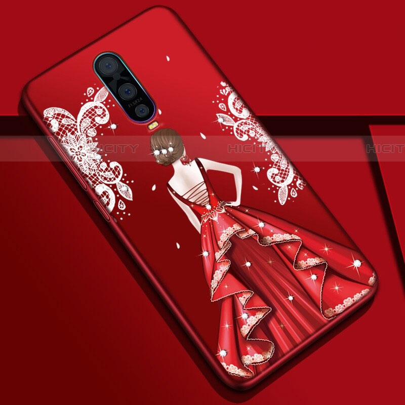 Funda Silicona Gel Goma Vestido de Novia Carcasa S01 para Oppo RX17 Pro Vistoso