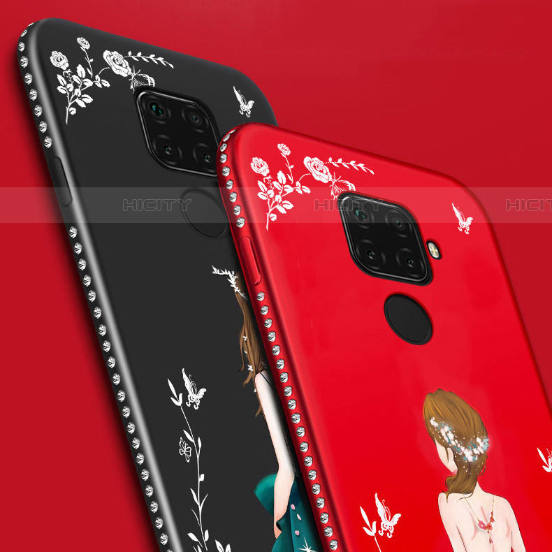 Funda Silicona Gel Goma Vestido de Novia Carcasa S02 para Huawei Nova 5i Pro