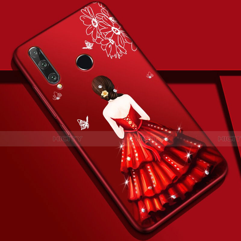 Funda Silicona Gel Goma Vestido de Novia Carcasa Z01 para Huawei Honor 20E