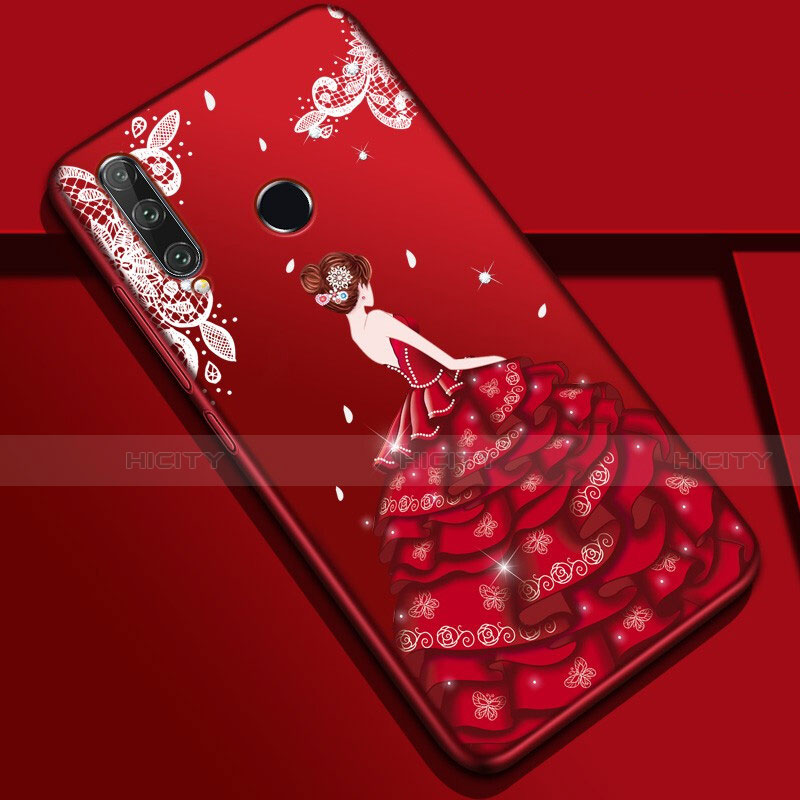 Funda Silicona Gel Goma Vestido de Novia Carcasa Z01 para Huawei Honor 20i