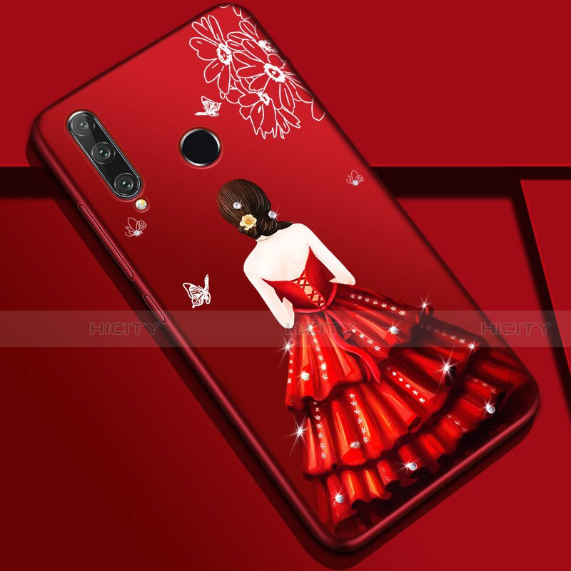 Funda Silicona Gel Goma Vestido de Novia Carcasa Z01 para Huawei Honor 20i Vistoso