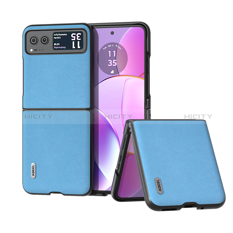 Funda Silicona Goma de Cuero Carcasa B02H para Motorola Moto Razr 40 5G