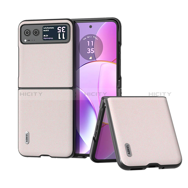 Funda Silicona Goma de Cuero Carcasa B03H para Motorola Moto Razr 40 5G