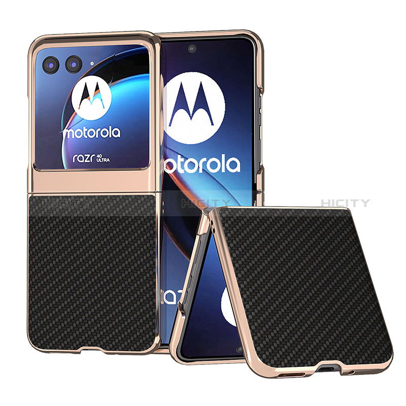 Funda Silicona Goma de Cuero Carcasa B04H para Motorola Moto Razr 40 Ultra 5G