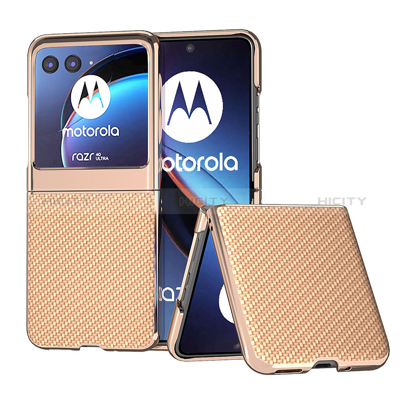 Funda Silicona Goma de Cuero Carcasa B04H para Motorola Moto Razr 40 Ultra 5G