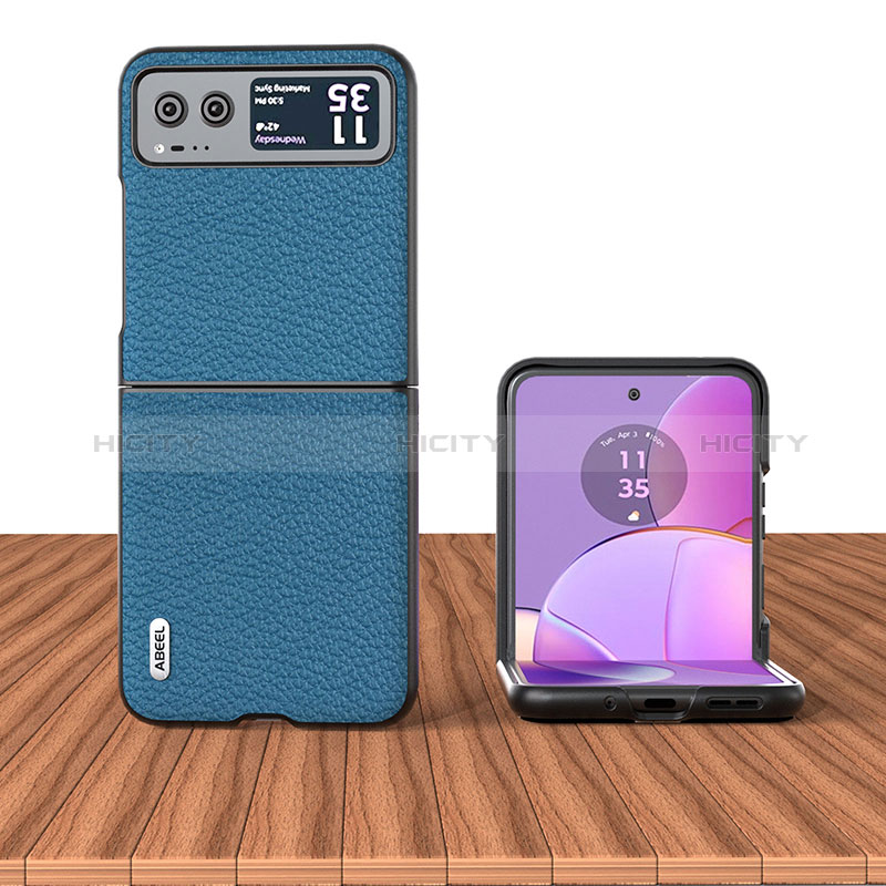 Funda Silicona Goma de Cuero Carcasa B05H para Motorola Moto Razr 40 5G