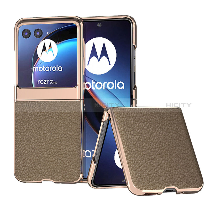 Funda Silicona Goma de Cuero Carcasa B06H para Motorola Moto Razr 40 Ultra 5G