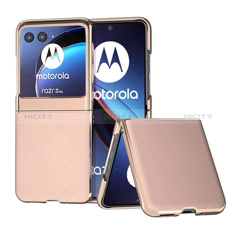 Funda Silicona Goma de Cuero Carcasa B07H para Motorola Moto Razr 40 Ultra 5G