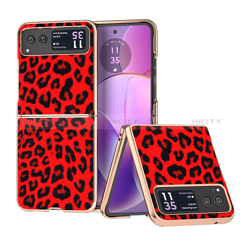 Funda Silicona Goma de Cuero Carcasa B10H para Motorola Moto Razr 40 5G